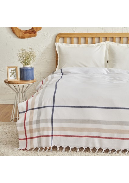 Jaqueline Çift Kişilik Peştamal Pike Beyaz fiyatları