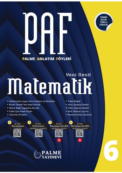 Paf 6. Sınıf Matematik Anlatım Föyleri