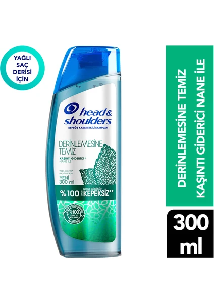 Head&shoulders Derinlemesine Temiz Kaşntı Giderici Şampuan 300 ml