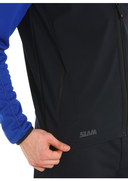 Lacivert Erkek Dik Yaka Regular Fit Yelek A126002S00_ACT Softshell Vest