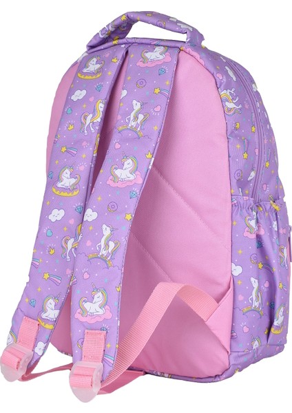 Çok Gözlü Su Geçirmez Nano Kumaş Unicorn Desenli Ilkokul Çantası L5110 indirimleri