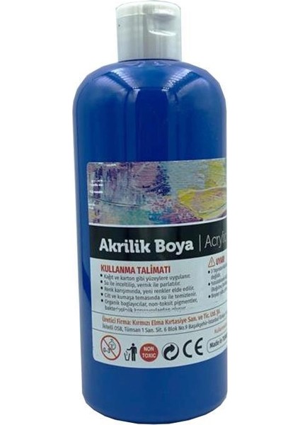 Akrilik Boya 500 gr Mavi Ra 500-13