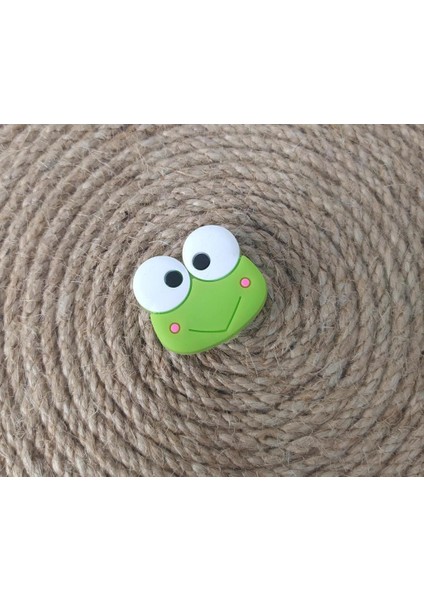 Terlik Süsü Silikon Terlik Sandalet Tokası Kurbağa Aksesuar