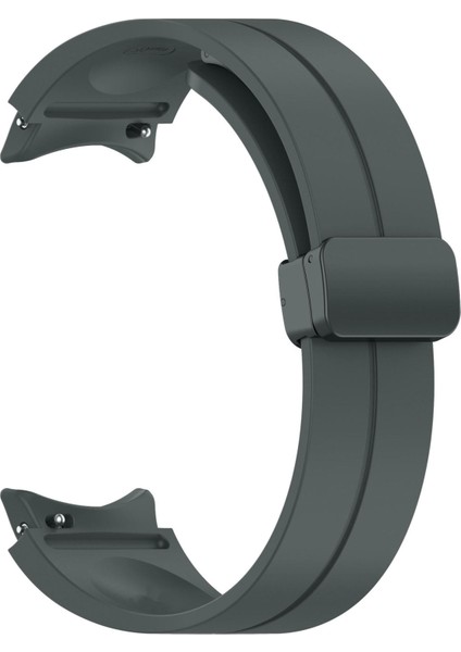 Samsung Galaxy Watch 4 Classic 42 46 mm Silikon Kordon Magnetik D Tokalı Spor Kayış Mıknatıslı Toka fiyatları