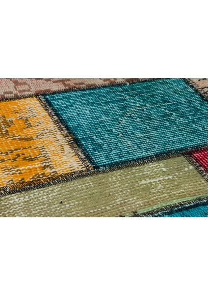 Zarif El Dokuma Eskitme patchwork Halı 160 x 230 cm 5062