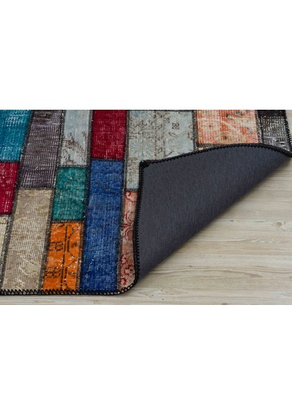 Zarif El Dokuma Eskitme patchwork Halı 160 x 230 cm 5062