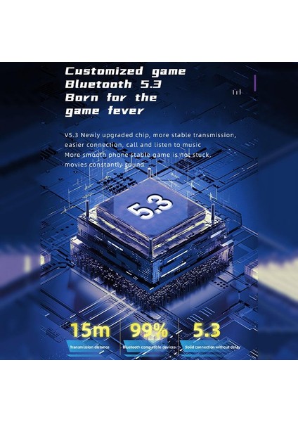 Pro 70 Şarj Göstergeli Kablosuz Gaming Kulakiçi Bluetooth Kulaklık V5.3