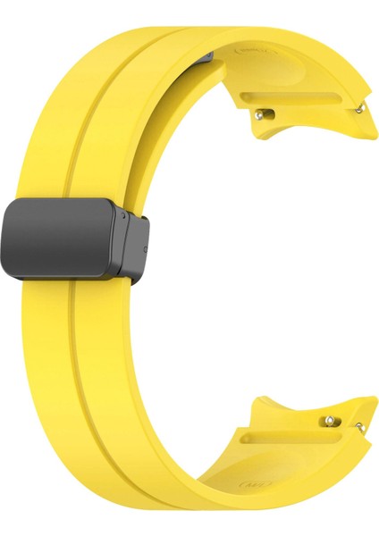 Samsung Galaxy Watch 4 40 44 mm Silikon Kordon Magnetik D Tokalı Spor Kayış Mıknatıslı Toka fiyatları