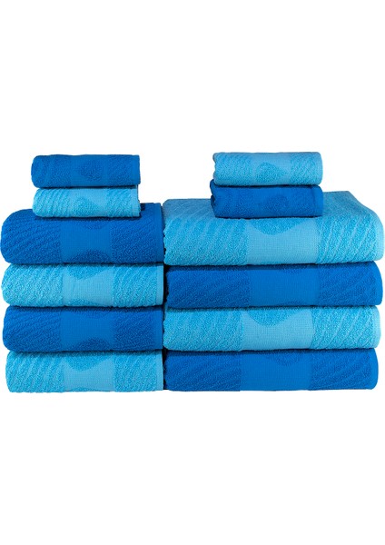 Banyo Havlu Setı 12 Adet - 4 Adet 30 x 50 cm 4 Adet 50 x 100 cm 4 Adet 70 x 140 cm fiyatları