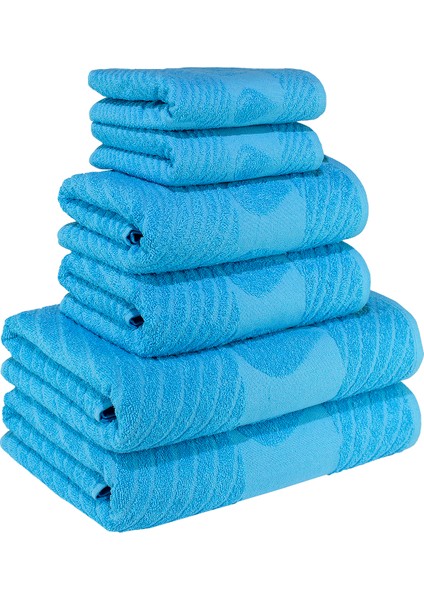 Banyo Havlu Setı 12 Adet - 4 Adet 30 x 50 cm 4 Adet 50 x 100 cm 4 Adet 70 x 140 cm modelleri