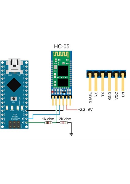 Hc-05 Bluetooth Modülü HC05 Arduino