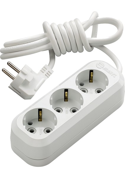 Üçlü Grup Priz Uzatma Kablosu 5 Metre