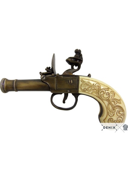 Koleksiyon Grubu-Flıntlock Pıstol, England 18TH. C.-JDNX237-L-ORIJINALDEN Ilham Alan Tasarım modelleri
