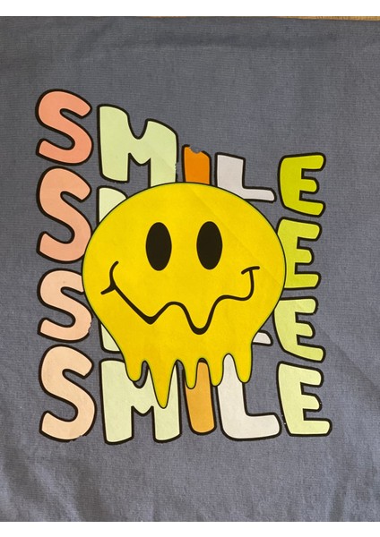 20X16 cm Ütü Ile Yapışan Smile Transfer Baskı Aplike Arma Yama
