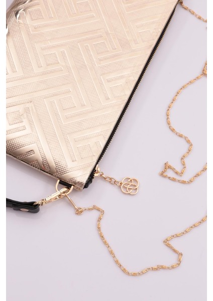 4007 Kadin Desenli Omuz ve Kol Çantasi modelleri