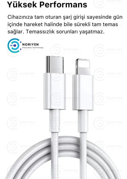 iPhone Tüm Serilere Uyumlu 20W Hızlı Şarj Seti Adaptör ve Type C Lightning Kablosu