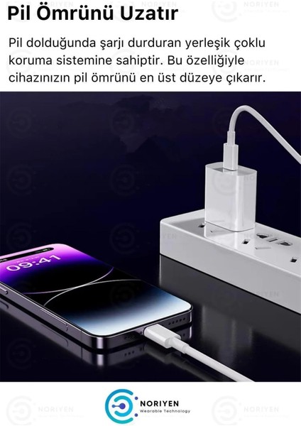 iPhone Tüm Serilere Uyumlu 20W Hızlı Şarj Seti Adaptör ve Type C Lightning Kablosu