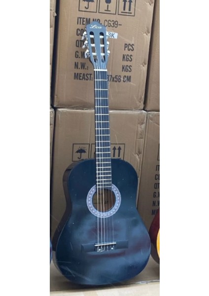 Klasik Gitar 4/4 Tam Boy Siyah