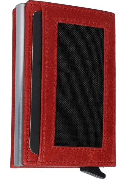 Mor Crazy Nubuk Deri Rfid Özellikli Mekanizmalı Erkek ve Kadın Akıllı Cüzdan Kartlık fiyatları