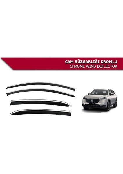 Honda Hrv Cam Rüzgarlığı Kromlu Niken 2021+