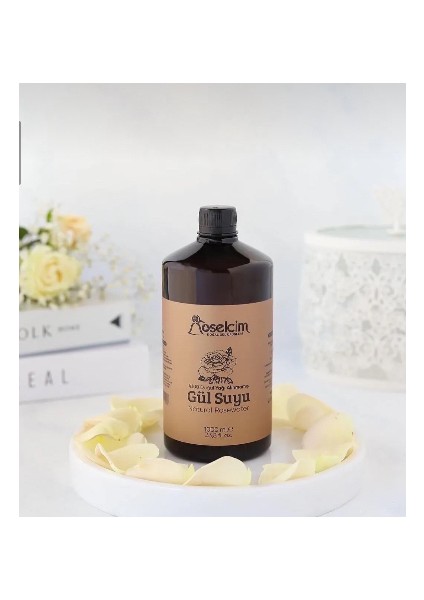 Yağı Alınmamış Gül Suyu 1000 ml (Gül Mayası)