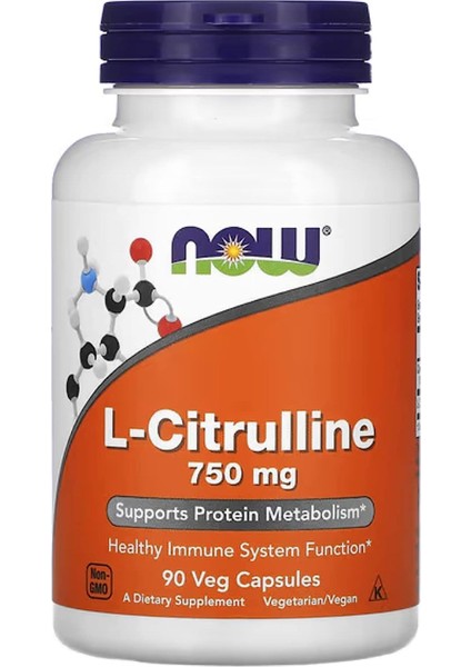 L-Citrulline 750 mg 90 Veg Capsules