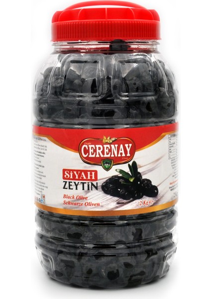 Az Tuzlu Gemlik Yağlı Sele Sofralık Siyah Zeytin 231-260 Kalibre 2 kg
