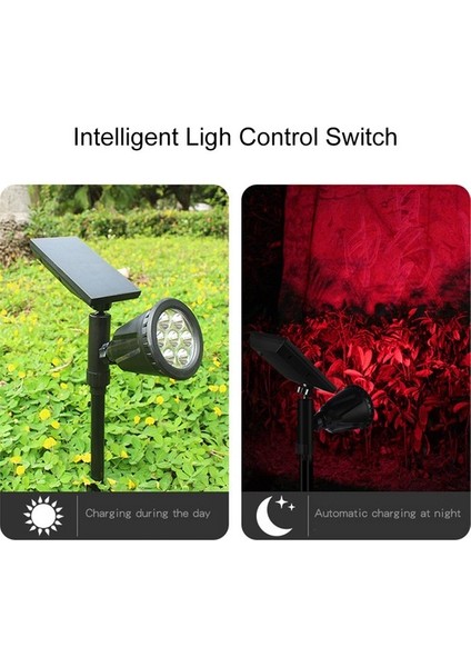 Buyfun Güneş Renkli Spot Açık Su Geçirmez 7led Renk Değişen Siyah () (Yurt Dışından) modelleri