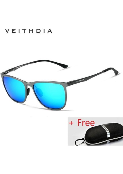 Veıthdıa Retro Alüminyum Magnezyum Marka Erkek Güneş Gözlüğü Polarize Lens Eski Gözlük Aksesuarları Erkekler Için Güneş Gözlüğü 6623 (Yurt Dışından)