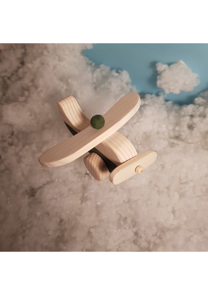 El Yapımı Ahşap Oyuncak Uçak, Eğitici, Kreatif, Vintage ve Doğal ve Güvenli Ahşap Bebek Oyuncak modelleri