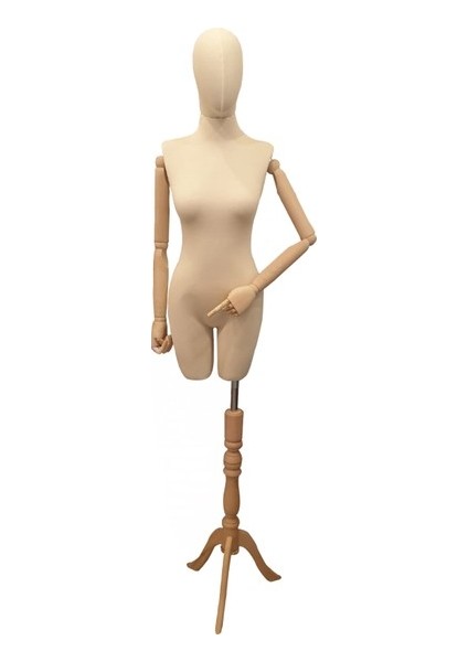 Ahşap Kollu Pantalon Giyebilen Terzi Mankenleri