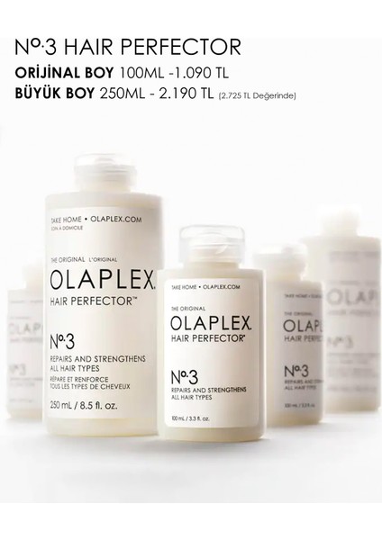 Olaplex No. 3 Hair Perfector - Bağ Güçlendirici ve Saç Kusursuzlaştırıcı 250 ML