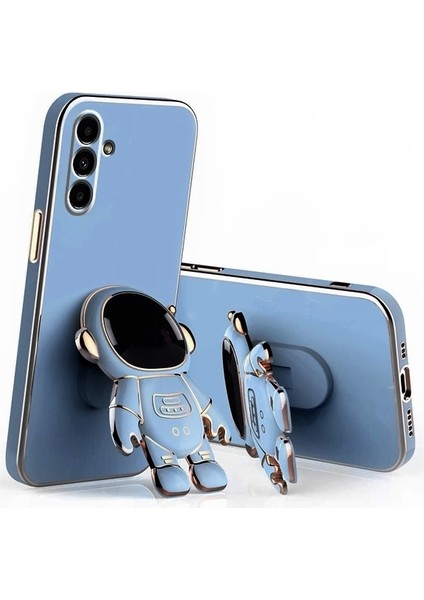 Samsung Galaxy M23 Kılıf Astronot Standlı Silikon