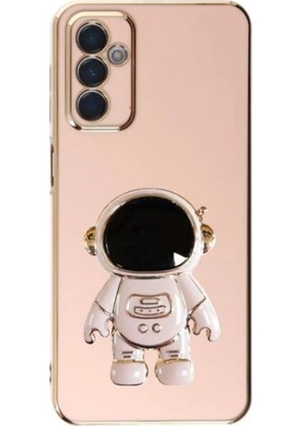 Samsung Galaxy A04S Kılıf Astronot Standlı Silikon