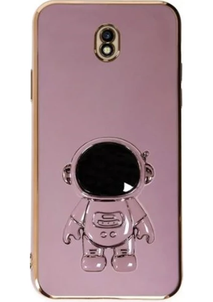 Samsung Galaxy J7 Pro Kılıf Astronot Standlı Silikon