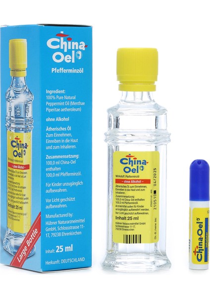 China Oel Çin Yağı 25ml