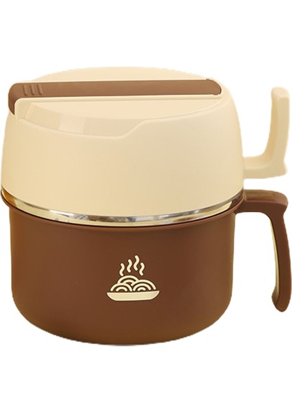 2300ML Yemek Kabı Uygun Temizlik Sızdırmaz Çift Katmanlı Büyük Çorba Kasesi (Yurt Dışından)