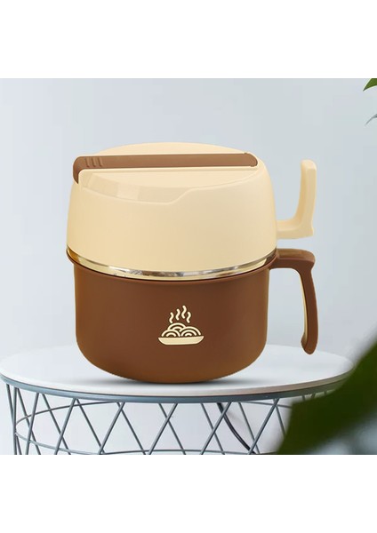 2300ML Yemek Kabı Uygun Temizlik Sızdırmaz Çift Katmanlı Büyük Çorba Kasesi (Yurt Dışından)