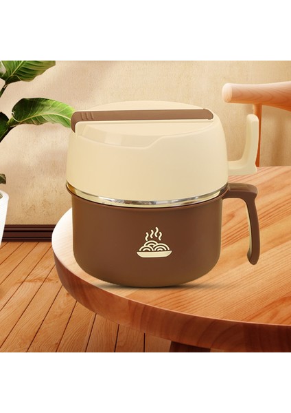 2300ML Yemek Kabı Uygun Temizlik Sızdırmaz Çift Katmanlı Büyük Çorba Kasesi (Yurt Dışından)