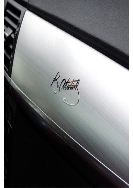 Metal 8.5 cm Atatürk Imzası Sticker fırsatları