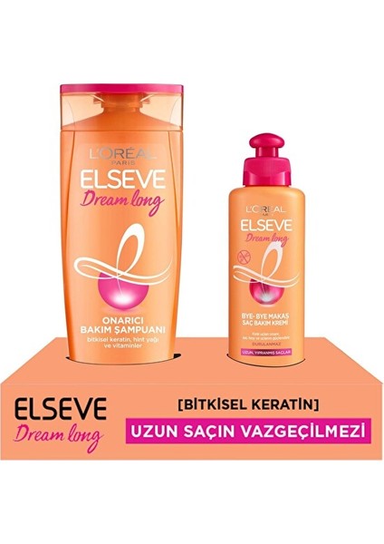 Dream Long Şampuan 390 ml +Yıpranma Karşıtı Krem 200 ml