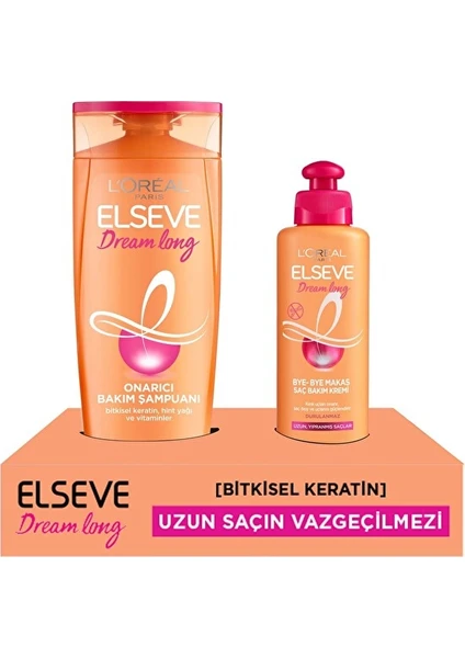 Dream Long Şampuan 390 ml +Yıpranma Karşıtı Krem 200 ml