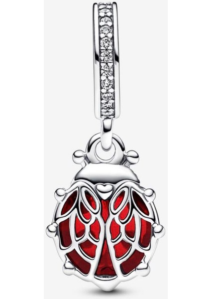 Kırmızı Uğur Böceği Sallantılı Charm