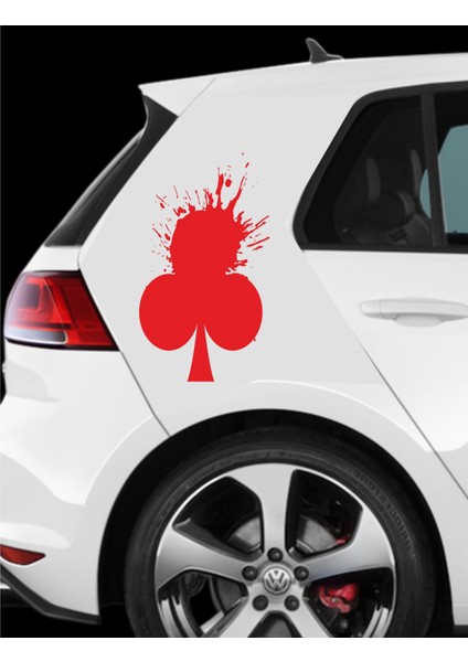 Iskambil Sinek Oto Duvar Laptop Sert Zemin Sticker