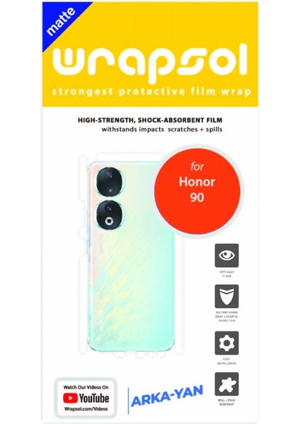 Honor 90 Mat Arka Yan Koruyucu Film