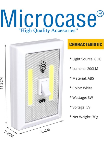 Çok Kullanışlı Mıknatıslı 3 Watt 240 Lümen Pilli On/off Düğmeli LED LAMBA-AL3925 fırsatları