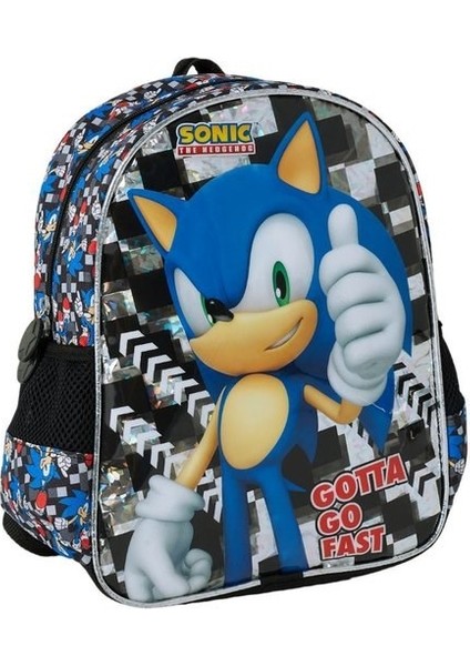 Sonic Anaokul Çanta Seti (3 Parça)