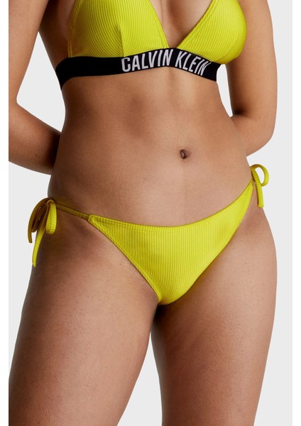 Logolu Yanları Bağcıklı Bikini Altı KW0KW01985LRF Bayan Bikini Altı KW0KW01985 Lrf