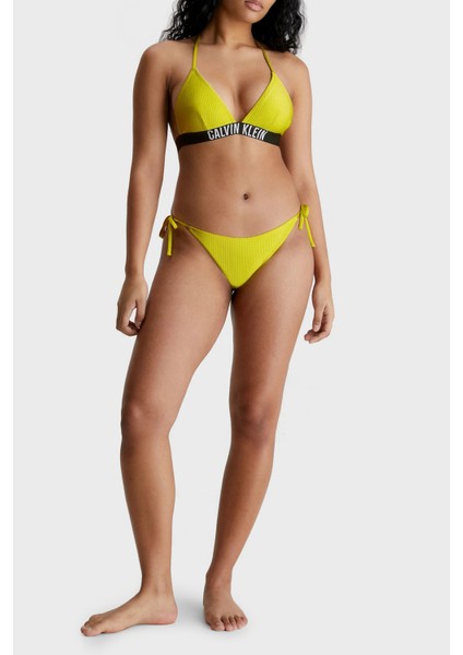 Logolu Yanları Bağcıklı Bikini Altı KW0KW01985LRF Bayan Bikini Altı KW0KW01985 Lrf