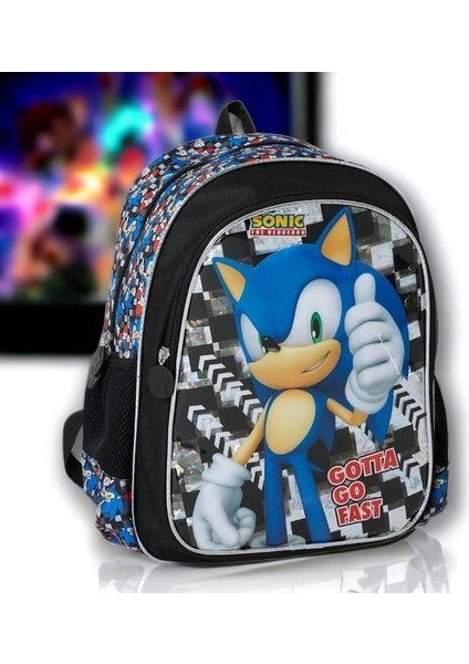 Sonic Ilkokul Çantası (3 Lü Set)